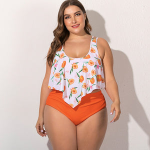 Woman's Plus Size Two Piece Swimsuit