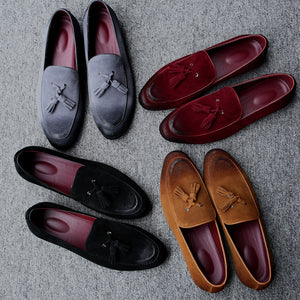 Pea Shoes Leather Shoes for Men