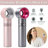 Mini Leafless Handheld Fan With Usb Charging