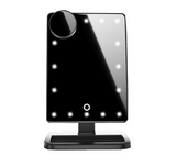 Touch Screen Makeup Mirror With 20 LED Light Bluetooth Music Speaker 10X Magnifying Mirrors