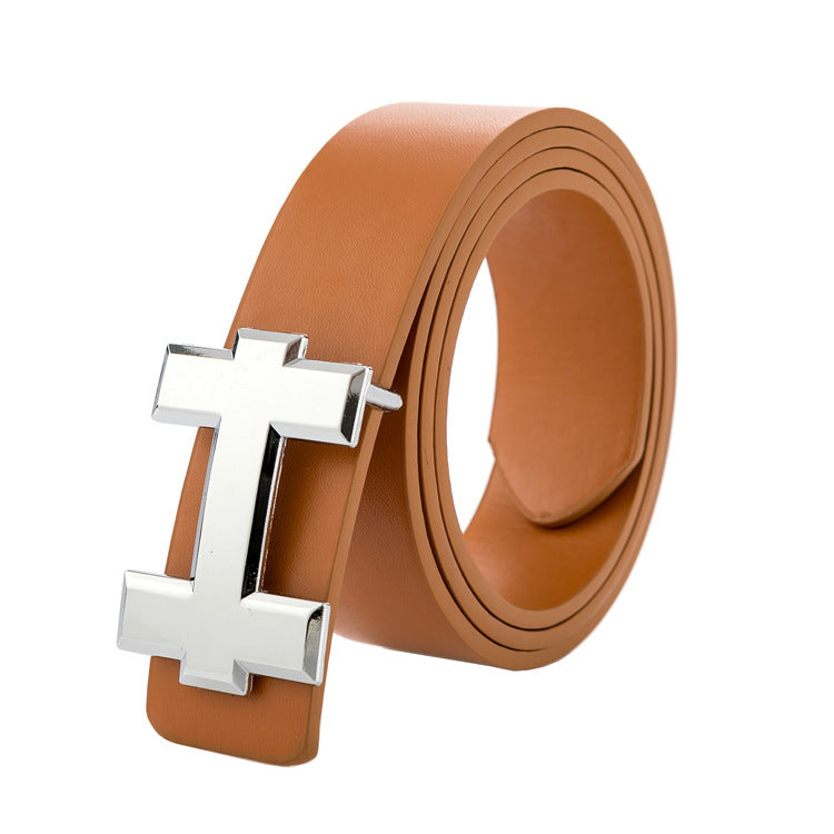 Luxury Designer H Brand Belt Men High Quality PU Leather