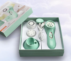 Wireless Induction Charging Ultrasonic Facial Cleansing Brush