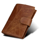 Amazon Hot Sale Men's Cowhide Leather Wallet Leather Bag