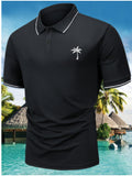Spring And Summer New Men's Lapel Shirt Fashion Casual Short Sleeve