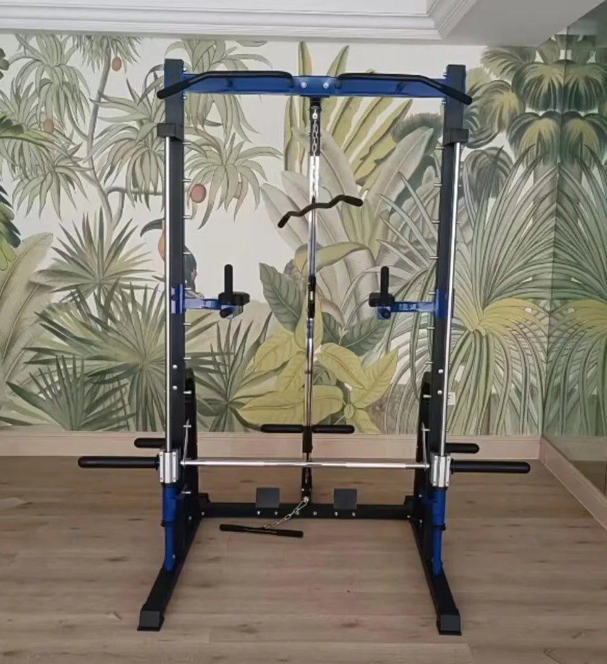 Smith Machine Fitness Equipment Squat Push Rack Multi-Function Trainer Household Gym