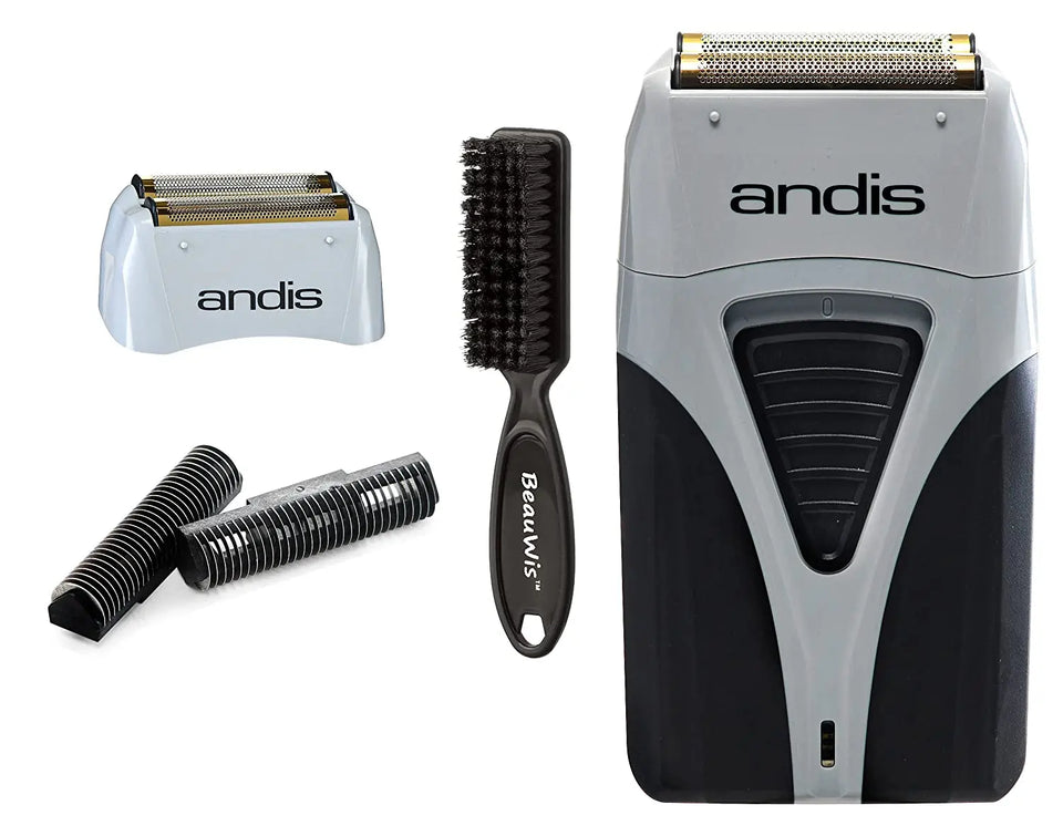Original ANDIS Profoil Lithium Plus 17205 Barber Hair Cleaning Electric Shaver for Men