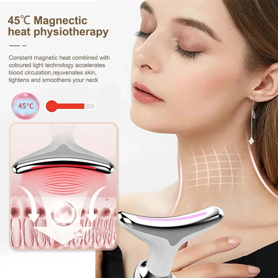 Neck Face Beauty Device  Neck Face Lifting Massager Skin Tighten Device