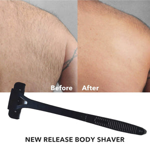 Men Back Shaver Hair Shaver Two Head Blade Foldable Trimmer Body Leg Long Handle Removal Razors Fast Shipping