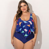 Woman's Plus Size Two Piece Swimsuit