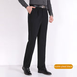 Men's Fashion Casual Loose High Waist Suit Pants